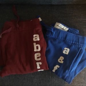 2 pair for $17 Abercrombie sweats